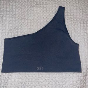 Set Active One Shoulder Sports Bra